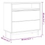 FLAM Kommode aus massivem Kiefernholz 80x40x80 cm von vidaXL, Schubladen - Ref: Foro24-357815, Preis: 129,52 €, Rabatt: %