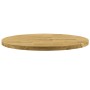 Solid oak round table surface 44 mm thick, 400 mm in diameter. by vidaXL, Table tops - Ref: Foro24-245992, Price: 64,75 €, Di...