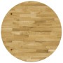 Solid oak round table surface 44 mm thick, 400 mm in diameter. by vidaXL, Table tops - Ref: Foro24-245992, Price: 64,75 €, Di...