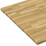 Solid oak wood rectangular table top 23 mm thick 120x60 cm by vidaXL, Table tops - Ref: Foro24-245990, Price: 160,07 €, Disco...