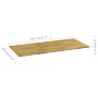 Rechteckige Tischplatte aus massiver Eiche 23 mm 120x60 cm von vidaXL, Tischplatten - Ref: Foro24-245990, Preis: 160,07 €, Ra...