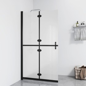 Folding shower screen frosted ESG glass 90x190 cm by vidaXL, Shower walls and screens - Ref: Foro24-151194, Price: 217,28 €, ...