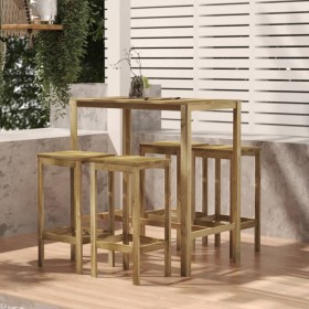 Pine wood bar table impregnated 110x60x110 cm by vidaXL, Garden tables - Ref: Foro24-318221, Price: 73,02 €, Discount: %