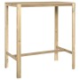 Pine wood bar table impregnated 110x60x110 cm by vidaXL, Garden tables - Ref: Foro24-318221, Price: 74,99 €, Discount: %