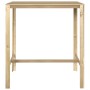 Pine wood bar table impregnated 110x60x110 cm by vidaXL, Garden tables - Ref: Foro24-318221, Price: 74,99 €, Discount: %