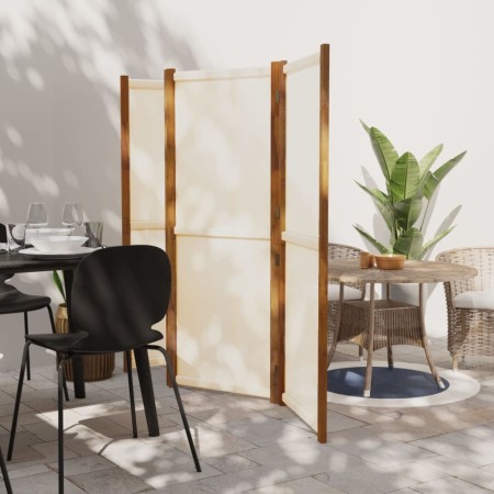 Cream white 4-panel divider screen 280x180 cm by vidaXL, Room dividers - Ref: Foro24-319184, Price: 128,19 €, Discount: %