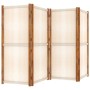 Cream white 4-panel divider screen 280x180 cm by vidaXL, Room dividers - Ref: Foro24-319184, Price: 128,19 €, Discount: %