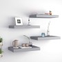 Floating wall shelves 4 pcs gray MDF 40x23x3.8 cm by vidaXL, Shelves and shelves - Ref: Foro24-323849, Price: 44,78 €, Discou...