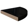 Corner floating shelf 2 pcs glossy black MDF 35x35x3.8 cm by vidaXL, Shelves and shelves - Ref: Foro24-323911, Price: 38,88 €...