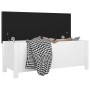 White plywood storage box cushion 105x40x45 cm by vidaXL, Storage trunks - Ref: Foro24-326768, Price: 114,09 €, Discount: %