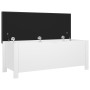 White plywood storage box cushion 105x40x45 cm by vidaXL, Storage trunks - Ref: Foro24-326768, Price: 114,09 €, Discount: %