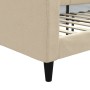 Cream fabric sofa bed 80x200 cm by vidaXL, Beds and slatted bases - Ref: Foro24-353982, Price: 209,99 €, Discount: %