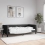 Sofá cama tela negro 90x190 cm de vidaXL, Camas y somieres - Ref: Foro24-353995, Precio: 210,66 €, Descuento: %