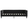 Sofá cama tela negro 90x190 cm de vidaXL, Camas y somieres - Ref: Foro24-353995, Precio: 210,66 €, Descuento: %