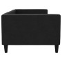 Black fabric sofa bed 90x190 cm by vidaXL, Beds and slatted bases - Ref: Foro24-353995, Price: 209,44 €, Discount: %