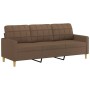 3-Sitzer-Sofa aus braunem Stoff 180 cm von vidaXL, Sofas - Ref: Foro24-359102, Preis: 301,44 €, Rabatt: %