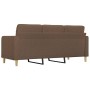 3-Sitzer-Sofa aus braunem Stoff 180 cm von vidaXL, Sofas - Ref: Foro24-359102, Preis: 301,44 €, Rabatt: %