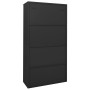 Sliding door office cabinet in anthracite steel 90x40x180cm by vidaXL, Lockers and storage cabinets - Ref: Foro24-335961, Pri...