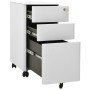 Mobile filing cabinet light gray steel 30x45x59 cm by vidaXL, Filing cabinets - Ref: Foro24-335983, Price: 125,99 €, Discount: %