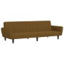 Braunes 2-Sitzer-Schlafsofa aus Samt von vidaXL, Sofas - Ref: Foro24-337544, Preis: 191,99 €, Rabatt: %