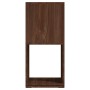 Rotating wardrobe made of brown oak veneer chipboard, measuring 34.5x34.5x75.5 cm. by vidaXL, Bookcases and shelves - Ref: Fo...