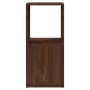 Rotating wardrobe made of brown oak veneer chipboard, measuring 34.5x34.5x75.5 cm. by vidaXL, Bookcases and shelves - Ref: Fo...