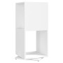 White chipboard swivel cabinet 34.5x34.5x75.5 cm by vidaXL, Bookcases and shelves - Ref: Foro24-339557, Price: 79,23 €, Disco...