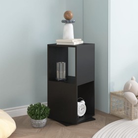 Black chipboard swivel cabinet 34.5x34.5x75.5 cm by vidaXL, Bookcases and shelves - Ref: Foro24-339558, Price: 62,99 €, Disco...