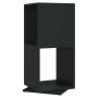 Black chipboard swivel cabinet 34.5x34.5x75.5 cm by vidaXL, Bookcases and shelves - Ref: Foro24-339558, Price: 62,99 €, Disco...