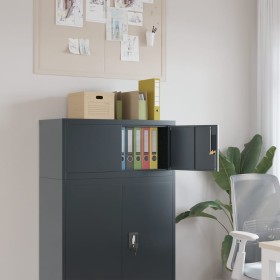 Anthracite gray steel filing cabinet 90x40x40 cm by vidaXL, Filing cabinets - Ref: Foro24-339719, Price: 130,70 €, Discount: %