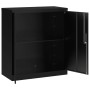 Armario archivador de acero negro 79x40x90 cm de vidaXL, Armarios archivadores - Ref: Foro24-339734, Precio: 136,17 €, Descue...