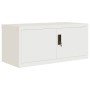 Armario archivador de acero blanco 90x40x40 cm de vidaXL, Armarios archivadores - Ref: Foro24-339716, Precio: 118,99 €, Descu...