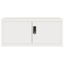 Armario archivador de acero blanco 90x40x40 cm de vidaXL, Armarios archivadores - Ref: Foro24-339716, Precio: 118,99 €, Descu...