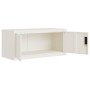 Armario archivador de acero blanco 90x40x40 cm de vidaXL, Armarios archivadores - Ref: Foro24-339716, Precio: 118,99 €, Descu...