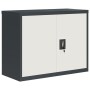 Anthracite gray and white steel filing cabinet 90x40x70 cm by vidaXL, Filing cabinets - Ref: Foro24-339724, Price: 184,19 €, ...