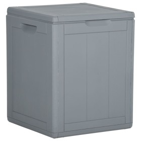 Garden storage box 90L grey rattan PP by vidaXL, Outdoor storage boxes - Ref: Foro24-151233, Price: 53,31 €, Discount: %