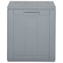 Caja de almacenaje para jardín 90L PP ratán gris de vidaXL, Cajas de almacenaje para exteriores - Ref: Foro24-151233, Precio:...