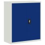 Light gray and blue steel filing cabinet 90x40x105 cm by vidaXL, Filing cabinets - Ref: Foro24-339742, Price: 165,27 €, Disco...