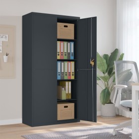 Anthracite grey steel locker 90x40x180 cm by vidaXL, Filing cabinets - Ref: Foro24-339755, Price: 299,93 €, Discount: %