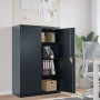 Anthrazitgrauer Aktenschrank aus Stahl 90x40x140 cm von vidaXL, Aktenschränke - Ref: Foro24-339747, Preis: 220,63 €, Rabatt: %