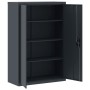 Anthrazitgrauer Aktenschrank aus Stahl 90x40x140 cm von vidaXL, Aktenschränke - Ref: Foro24-339747, Preis: 220,63 €, Rabatt: %