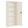 Aktenschrank aus weißem Stahl 90x40x200 cm von vidaXL, Aktenschränke - Ref: Foro24-339760, Preis: 356,77 €, Rabatt: %