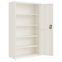 Armario archivador de acero blanco 105x40x180 cm de vidaXL, Armarios archivadores - Ref: Foro24-339768, Precio: 373,94 €, Des...