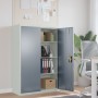 Light gray and dark gray steel filing cabinet 90x40x140 cm by vidaXL, Filing cabinets - Ref: Foro24-339751, Price: 205,22 €, ...