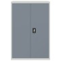 Light gray and dark gray steel filing cabinet 90x40x140 cm by vidaXL, Filing cabinets - Ref: Foro24-339751, Price: 205,22 €, ...