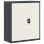 Anthracite gray and white steel filing cabinet 90x40x105cm by vidaXL, Filing cabinets - Ref: Foro24-339740, Price: 167,75 €, ...