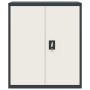 Anthracite gray and white steel filing cabinet 90x40x105cm by vidaXL, Filing cabinets - Ref: Foro24-339740, Price: 167,75 €, ...