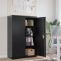 Aktenschrank aus schwarzem Stahl, 90 x 40 x 140 cm von vidaXL, Aktenschränke - Ref: Foro24-339746, Preis: 220,99 €, Rabatt: %