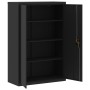 Aktenschrank aus schwarzem Stahl, 90 x 40 x 140 cm von vidaXL, Aktenschränke - Ref: Foro24-339746, Preis: 220,99 €, Rabatt: %