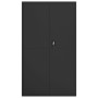 Armario archivador de acero negro 105x40x180 cm de vidaXL, Armarios archivadores - Ref: Foro24-339770, Precio: 308,99 €, Desc...